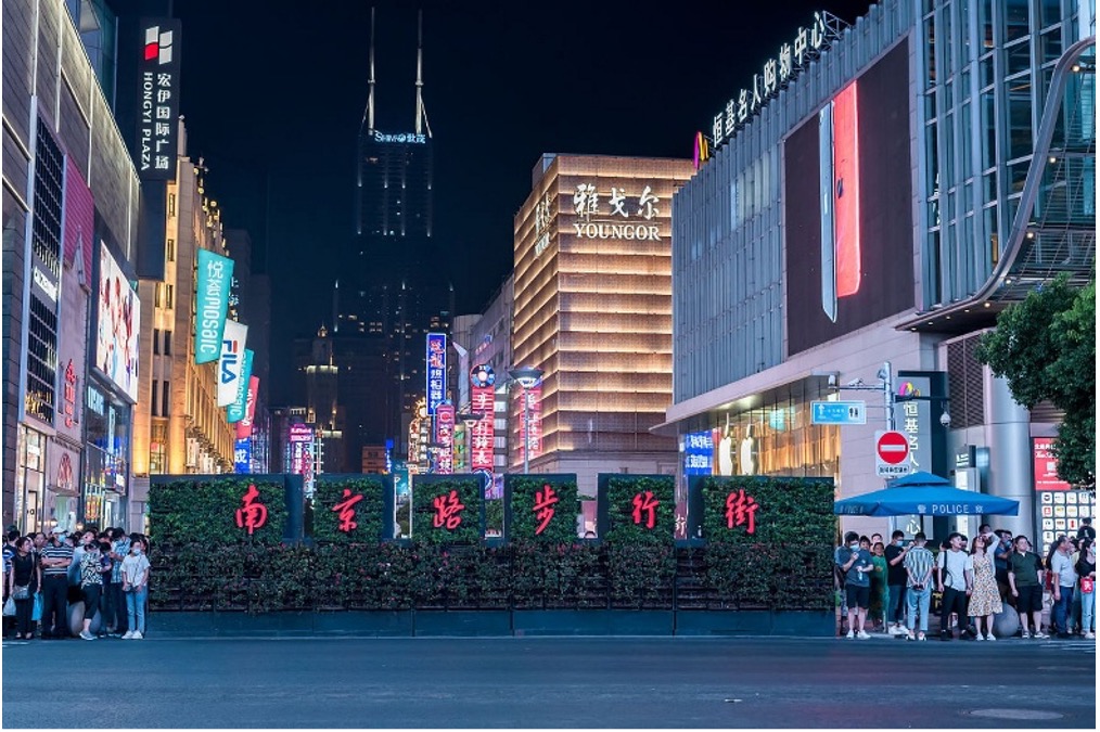East Nanjing Road and People's Square
