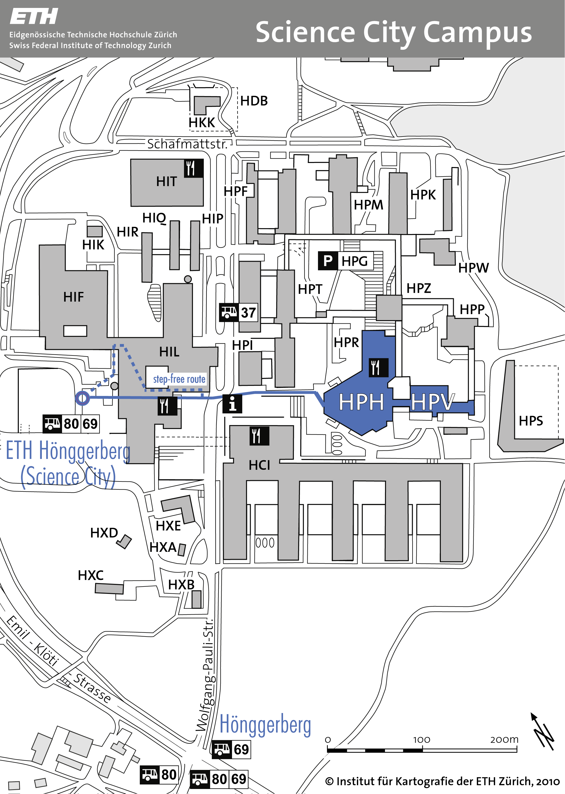 Map of Science City Campus